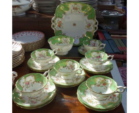 A COALPORT PART TEA SERVICE