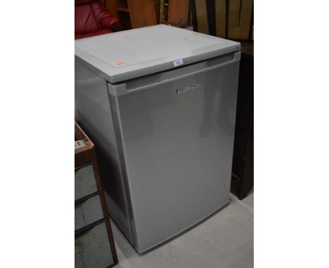 An LEC under counter fridge, looks like standard size, model number may be R5511S, few marks on top but looks very clean insi