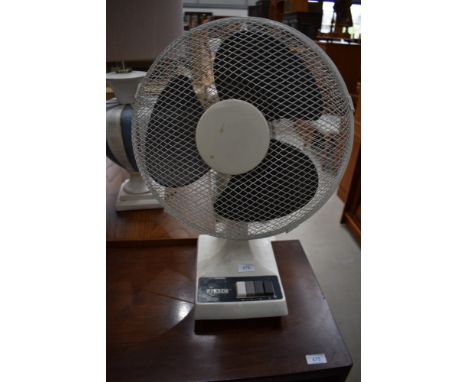 A vintage desk fan, by JAC