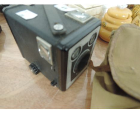 A Kodak Brownie Six-20 model C camera