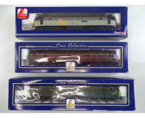 A group of LIMA OO gauge diesel locos comprising Classes 47, 50 and 60 in various liveries - G in G boxes (3)
