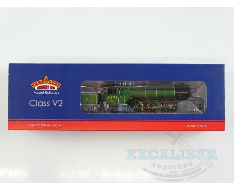 A BACHMANN OO gauge 31-550B class V2 steam locomotive in LNER green livery numbered 4771 'Green Arrow' - E in VG/E box