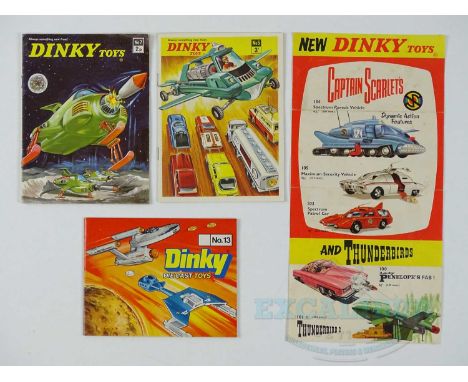 A group of original DINKY catalogues and advertising leaflet mostly featuring GERRY ANDERSON items - VG (4) - Provenance - Th