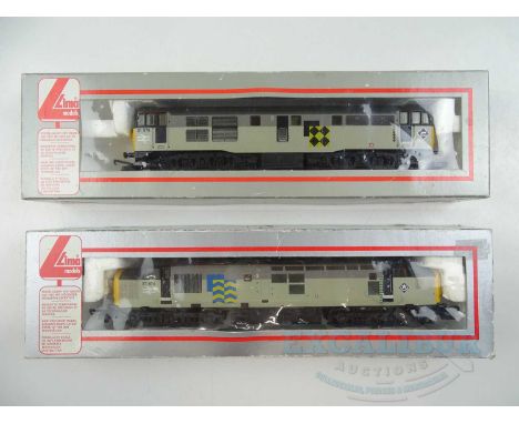 A pair of LIMA OO gauge diesel locomotives comprising Classes 31 and 37 both in Railfreight Sector liveries - VG in G boxes (