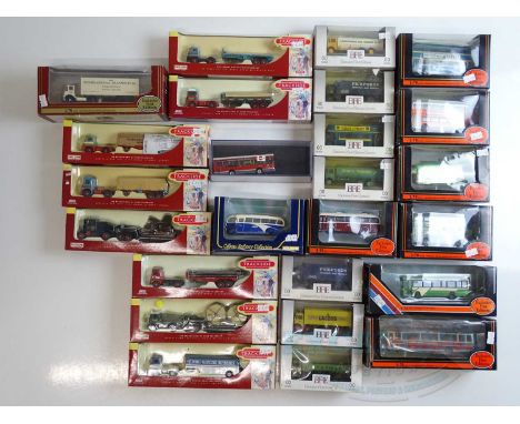 A large quantity of 1:76 scale lorries and buses by EFE and LLEDO Trackside - VG in G/VG boxes (25)