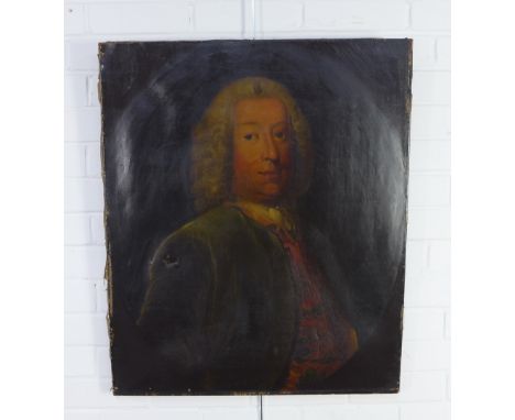 19th century portrait of Walter McFarlan, after the 18th century example, oil on canvas, apparently unsigned, on a stretcher 