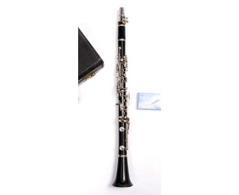 A BOOSEY AND HAWKES 'EMPEROR' CLARINET in fitted case 