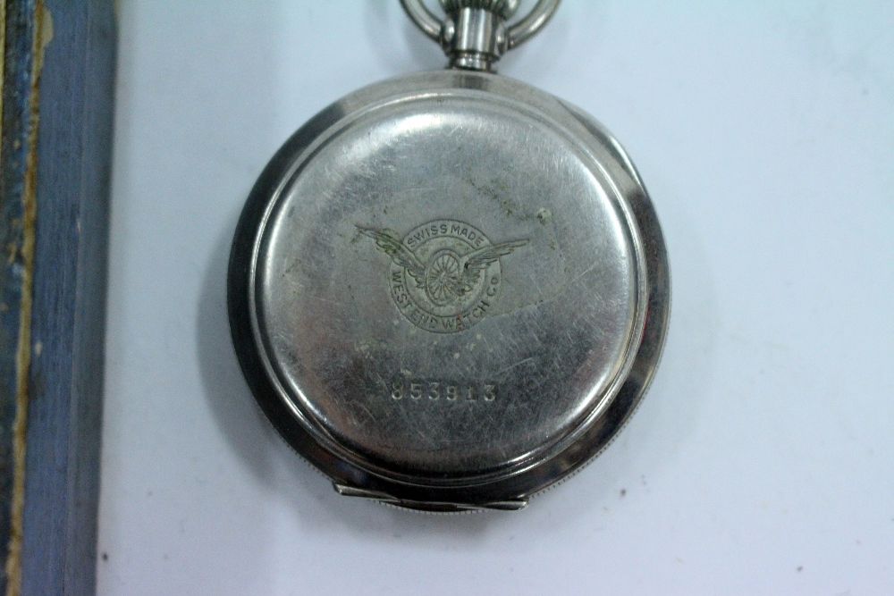 A WEST END WATCH CO., COMPETITION BOMBAY CALCUTTA POCKET WATCH the