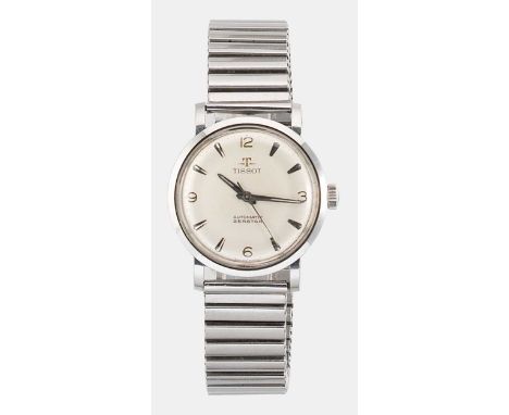 Tissot - A steel 'Seastar' wristwatch,  circa 1962, model number 43502, serial number 44502 3X, circular cream coloured 'expl