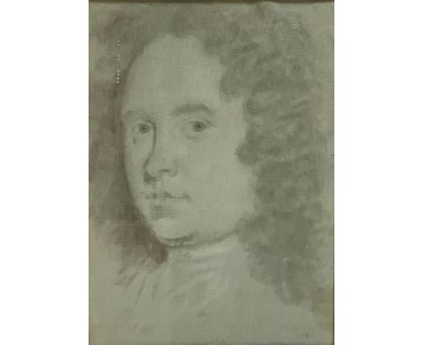 After Johann Baptist Closterman Portrait of a Manpencil, 33cm x 23cm 