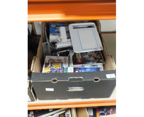 A NINTENDO WII CONSOLE WITH GAMES AND ACCESSORIES 
