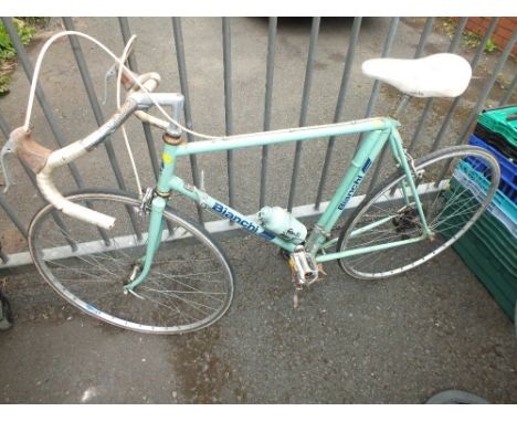 A VINTAGE BIANCHI ITALIAN RETRO ROAD BICYCLE