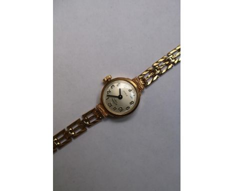 9ct Gold Rotary Ladies wristwatch 