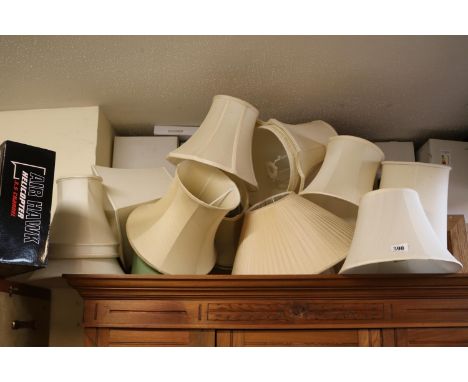 Large Collection of assorted Lamp Shades 