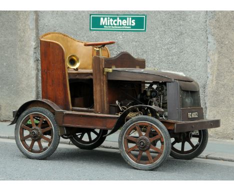 A scratch built motorcar, powered by a Douglas engine, to replicate a vintage motor vehicle (see illustration). CONDITION REP