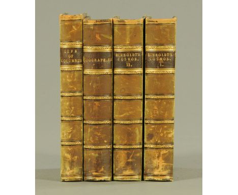 HUMBOLDT. ALEXANDER VON, Cosmos, Sketch of A Physical Description of The Universe, 2 volumes, 7th edition London 1849, The Li