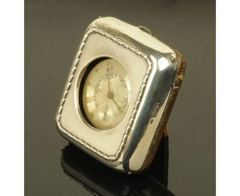A Victorian silver cased fusee pocket watch, the silver assayed London 1876, the dial with Roman numerals and subsidiary seco