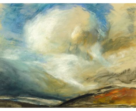 Donald Wilkinson (British, 20th century), "Gathering Clouds Above a Lakeland Backdrop", signed and dated 1997, watercolour an