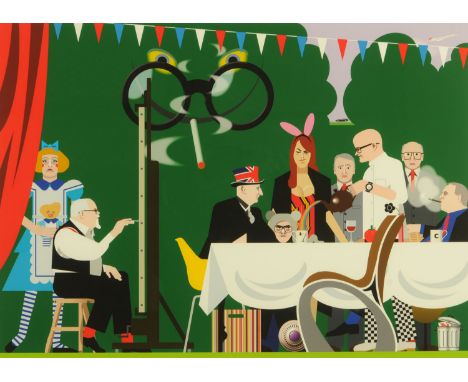 Clifford Richards (20/21st century contemporary), "A Mad Tea Party", signed and dated in pencil in the margins 2012 and numbe