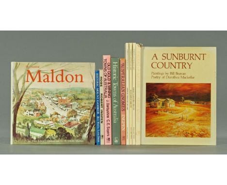 Eleven books about Australia, The Essential Maldon, Old Gold Mining Towns of Australia, Robe a Portrait of The Past, Historic
