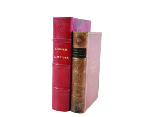 BROOKES, R: 'THE GENERAL GAZETTEER' fifth edition, printed for Rivington et al, London, 1782, later three-quarter red leather