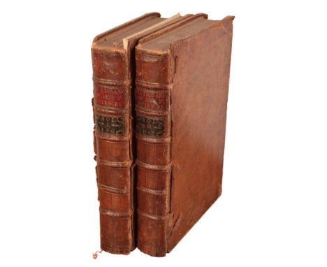 HINDE, SQUIRE, MARSHALL & COOKE: 'A NEW ROYAL AND UNIVERSAL DICTIONARY OF ARTS AND SCIENCES' volumes 1 and 2, printed for J. 