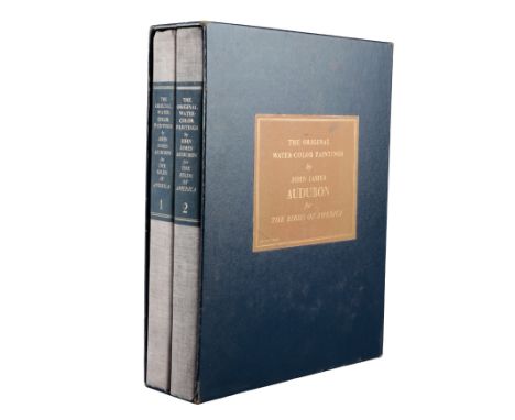 AUDUBON, JOHN JAMES: 'THE ORIGINAL WATER-COLOUR PAINTINGS FOR THE BIRDS OF AMERICA'introduction by Marshall B. Davidson, volu