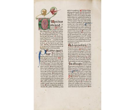 Johannes Duns Scotus    Erstausgabe Quaestiones in primum librum Sententiarum Petri Lombardi. Hrsg. von Frater Rufinus. [Vene