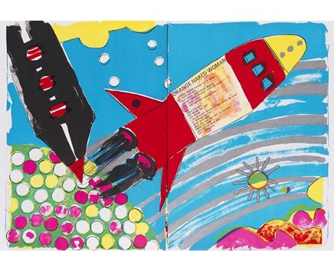 Walasse Ting    Grell und voller Leben One cent life. Herausgegeben von Sam Francis. Bern, E. W. Kornfeld 1964. • Eines der g