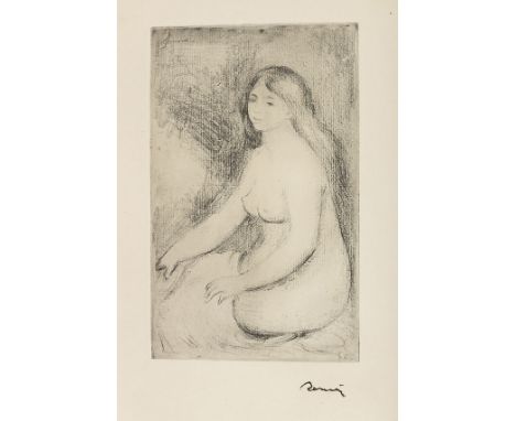 Ambroise Vollard    La vie &amp; l'oeuvre de Pierre-Auguste Renoir. Paris, A. Vollard 1919. Numeriertes Exemplar der wichtige