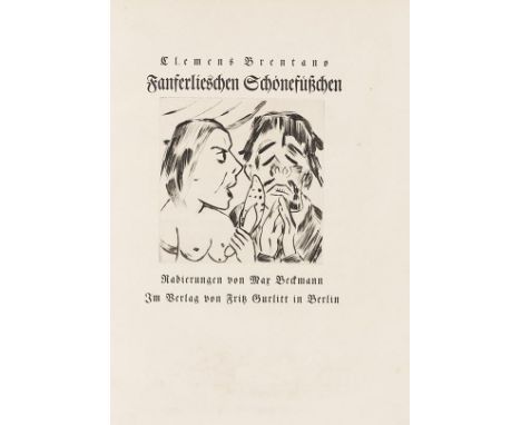 Clemens Brentano    Rarissimum! Fanferlieschen Schönefüßchen. Berlin, Fr. Gurlitt 1924. • Eine der großen Seltenheiten in Bec