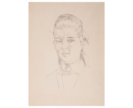 Sir Stanley Spencer, K.C.B., C.B.E., R.A. (British, 1891-1959):Portrait of Carolyn Pullan, lithograph on wove paper, Stanley 