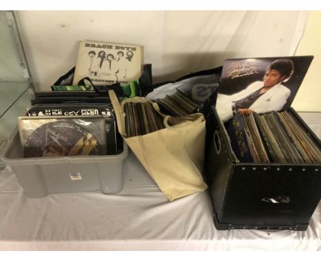 A quantity of records to inc The Beatles, Rolling Stones, Beach Boys, Michael Jackson, Queen etc.