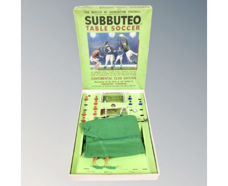A Subbuteo vintage soccer set (incomplete) 
