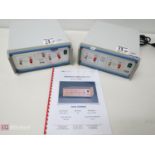 (2) FLC Electronics F10AD Dual Channel Voltage Linear Amplifiers