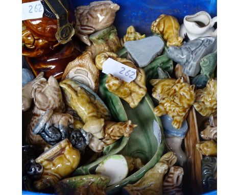 A collection of Wade Whimsie animals etc 
