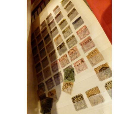 Page of Baden postage stamps