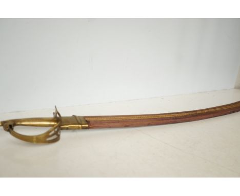 Display sword with scabbard 