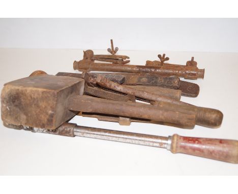 Collection of vintage tools
