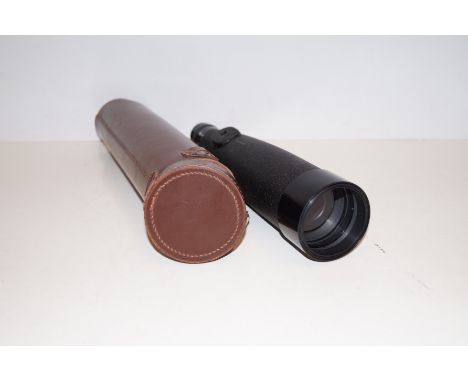 Cased vintage spotting scope
