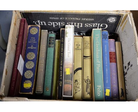 A selection of Folio Society books, all in their slip cases, titles including: The Nun, by Denis Diderot; Experiences of an I