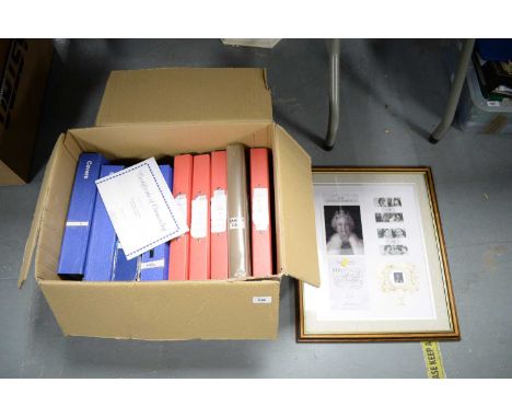 A selection of first day covers, first day cover postcards, and stamps, including: WWF; The Flying Scotsman; a variety of cou