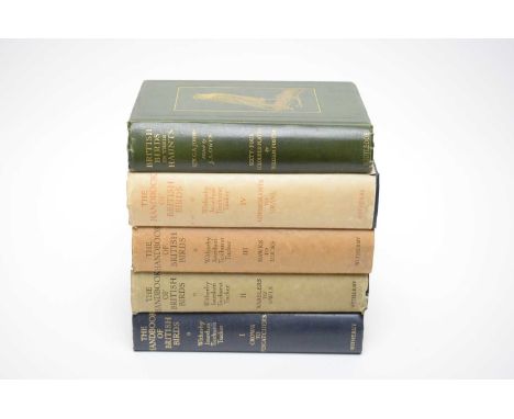 The Handbook of British Birds, by Witherby (H. F.), Jourdain (F. C. R.), Ticehurst (N. F.), and Tucker (B. W.), vols 1-4, 193