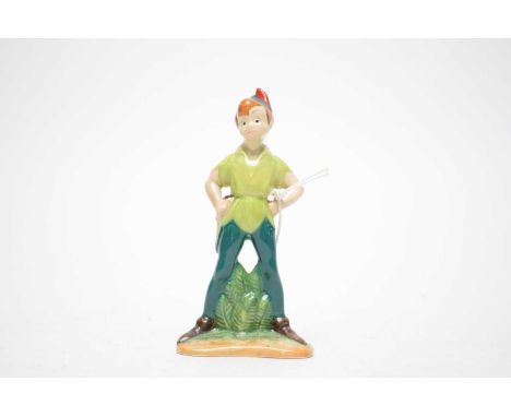 A Beswick Walt Disney ‘Peter Pan’ ceramic figure, modelled standing, 13cms high.