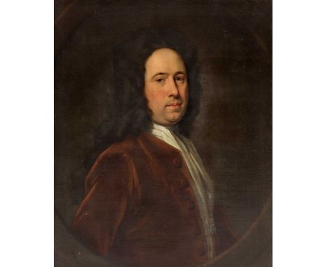 Circle of Thomas Hudson (1701-1779) Portrait of a gentleman, said to be Charles Erskine, Lord Alva, head and shoulders, in a 