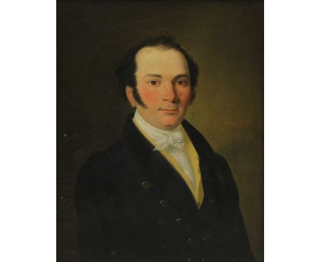Austrian School, mid-19th centuryPortrait of a young gentleman, said to be the uncle of Cardinal Piffl, Archbishop of Vienna,