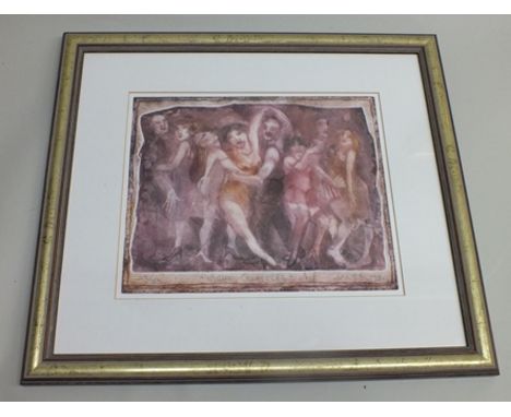 INDISTINCTLY SIGNED "Night Creatures", a limited edition colour print, no.25/35, dated (19)93 