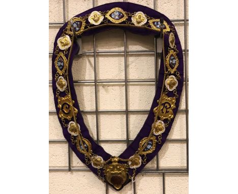 Masonic ornate collar. P&amp;P Group 1 (£14+VAT for the first lot and £1+VAT for subsequent lots) 