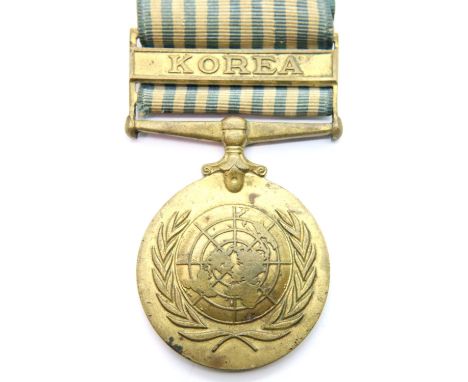 United Nations Korea Medal. P&amp;P Group 1 (£14+VAT for the first lot and £1+VAT for subsequent lots) 