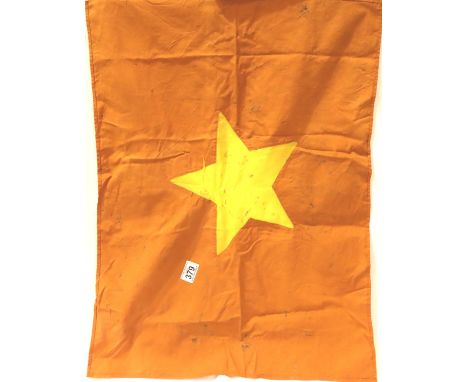 Vietnam War Era N.V.A Flag, 55 x 75 cm. P&amp;P Group 2 (£18+VAT for the first lot and £3+VAT for subsequent lots) 